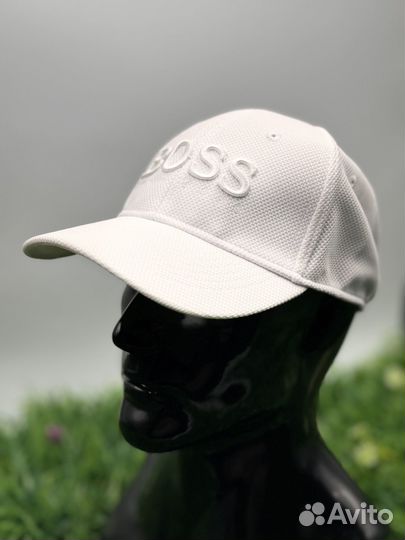 Настоящая стрейч кепка Hugo Boss сетка