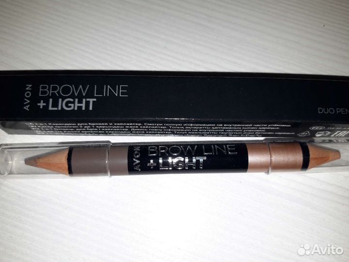 2 в 1 Карандаш для бровей и хайлайтер фирмы avon