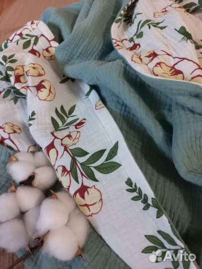 Детский плед из муслина