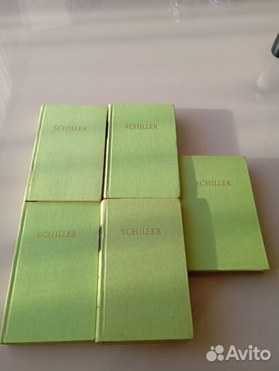 Шиллер собрание сочинений 5 томов на немецком