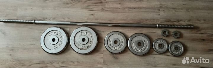 Штанга гриф блины на 41,5 кг