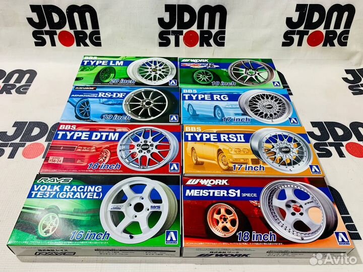 Диски и колеса для сборных автомоделей