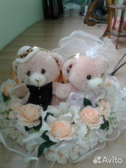 Кольца для свадебной машины