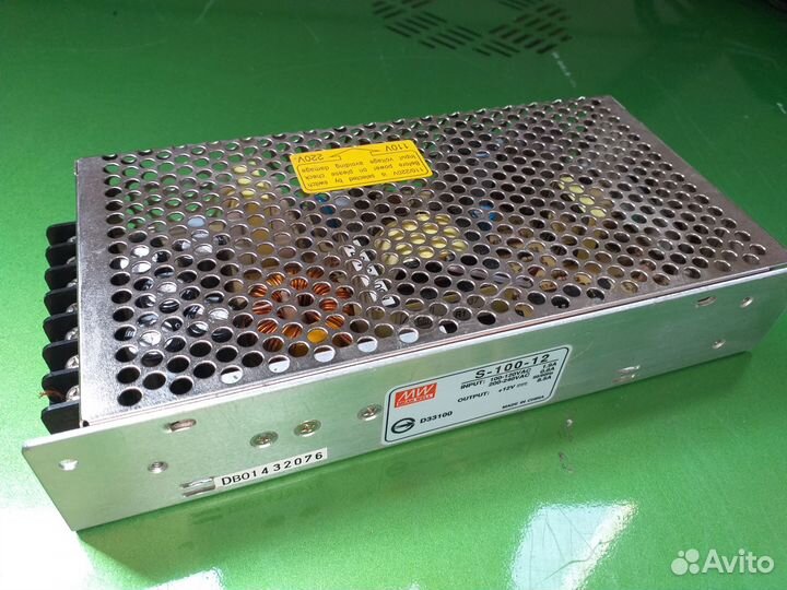 Блок питания Mean Well S-100-12 12V/8.5 А