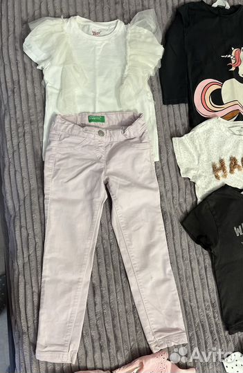 Одежда пакетом для девочки 98 104 hm