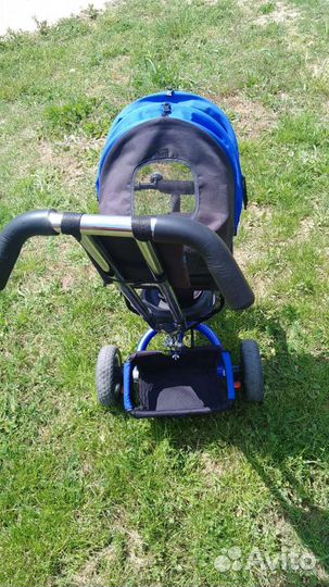 Детский велосипед с родительской ручкой