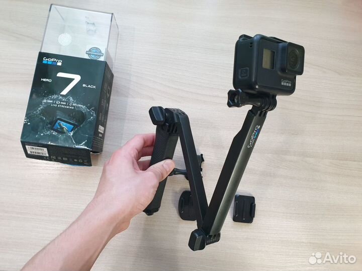 Экшн камера GoPro Hero 7 black с комплектом