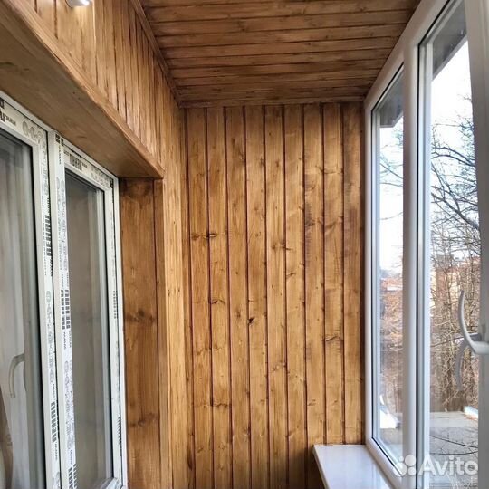 Остекление,отделка,утепление лоджии(балкона)