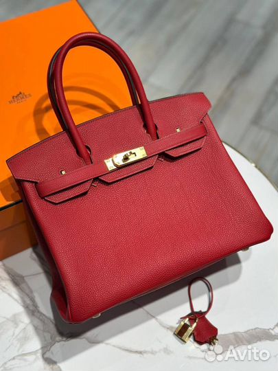 Сумка hermes birkin с позолотой