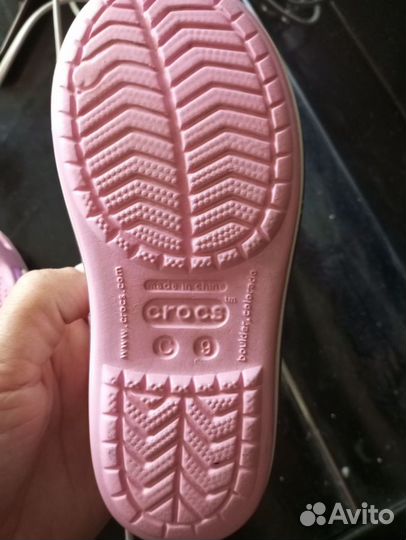 Crocs Сандали для девочки С 9