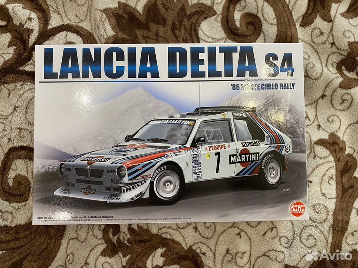 Сборная модель Lancia Delta S4 1/24 от Nunu