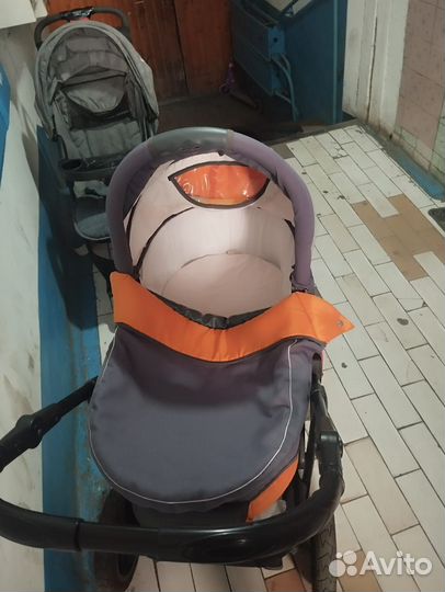 Коляска люлька для новорожденных бу