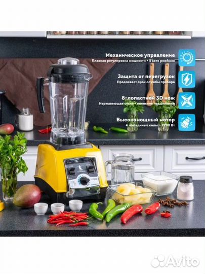 Профессиональный блендер rawmid Samurai BDS-04