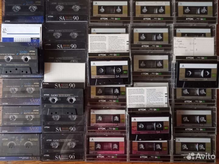 Аудиокассеты TDK SA 90 Gold, TDK SA 90