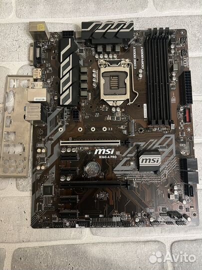 Материнская плата msi b360 a pro