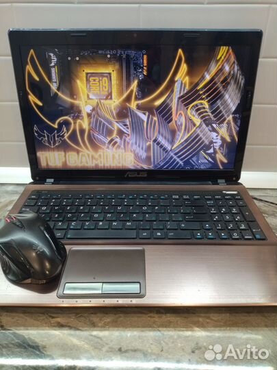 Игровой asus core i5-2450M-4 ядра/озу6/Radeon7610M