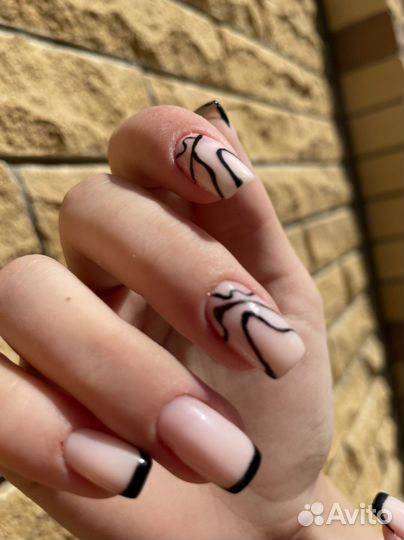 Маникюр/педикюр с покрытием гель лак