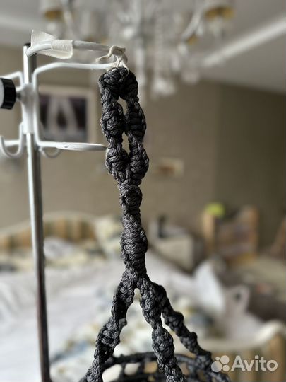 Люстра макраме