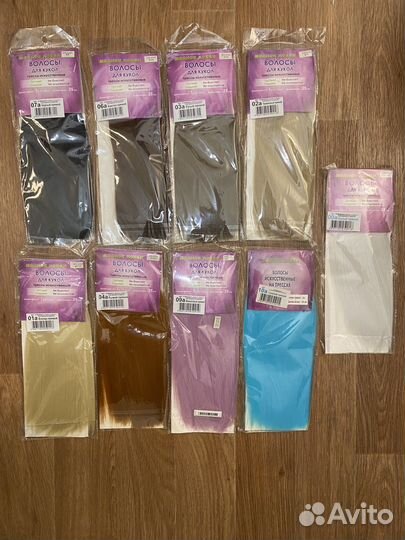 Волосы трессы для кукол