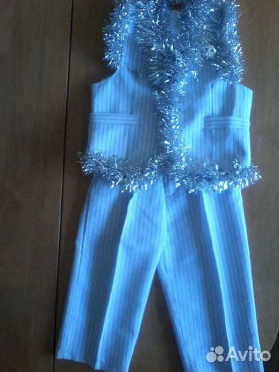 Костюм (жилетка+брюки) (костюм для зайца), 85-95см