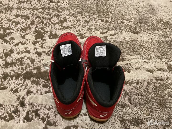 Борцовки asics matflex 5 красные