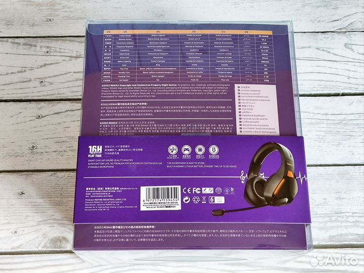 Наушники беспроводные с микрофоном Remax RB-680HB
