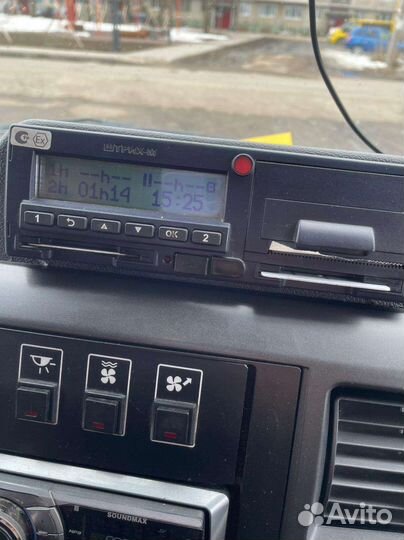 Тахограф штрих-М (с блоком скзи) +установка