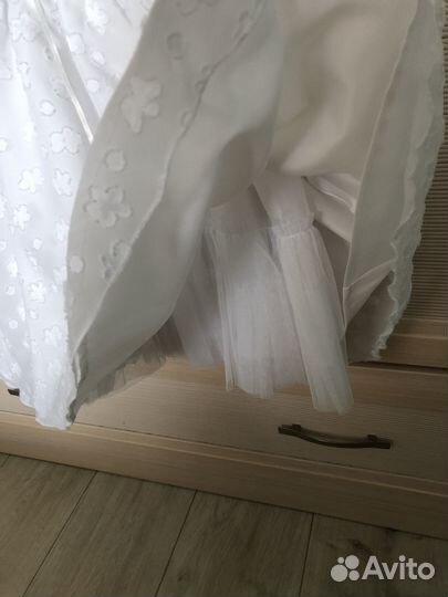 Платье для девочки 110 белое