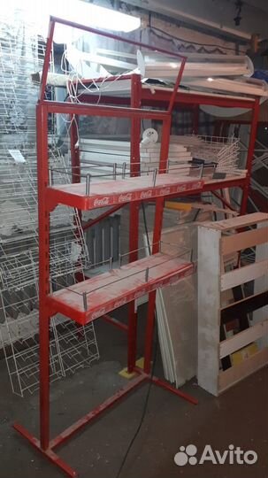Сетчатые стеллажи в ассортимент б/у