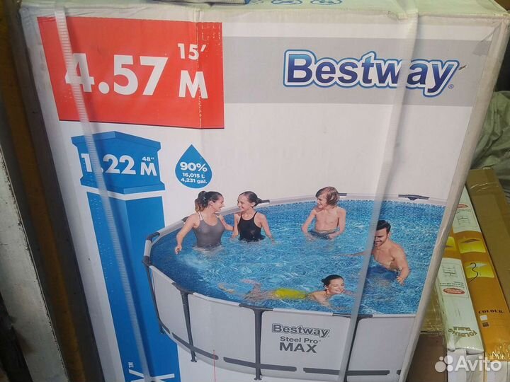 Каркасный бассейн 457 на 122 см