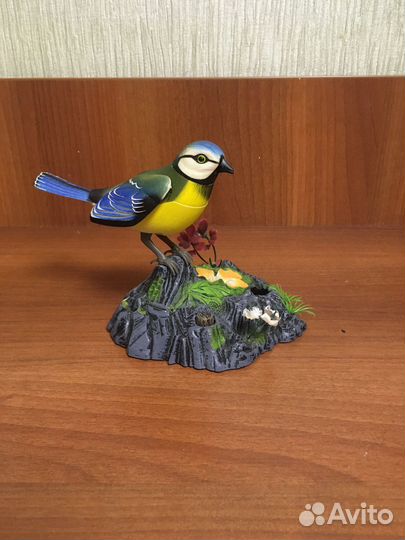 Игрушка декор поющая птица