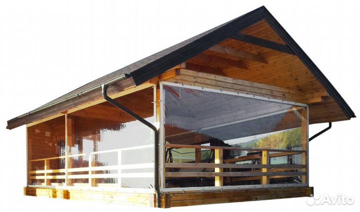 Гибкие окна для беседки / цвета на выбор