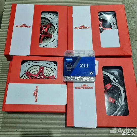 Кассеты SunRace MX80 11-sp звезды 11-50T