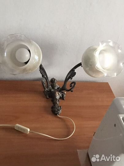 Бра СССР Светильник настенный. Сплав, тяжелый