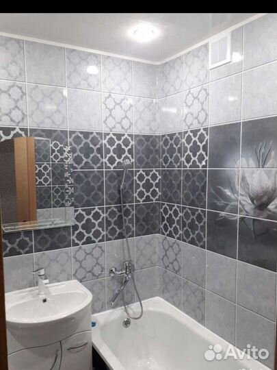 Ремонт ванной туалет панелями пвх и плитка