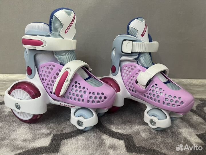 Роликовые коньки детские раздвижные