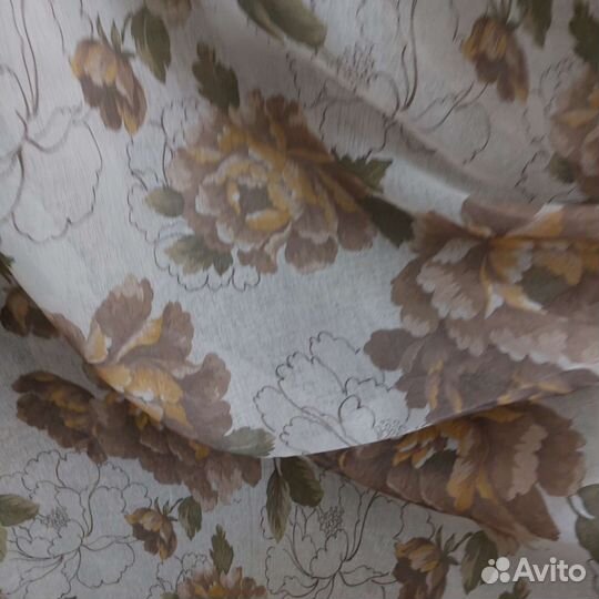 Тюль лён батист на отрез