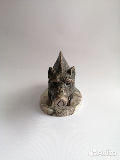 Статуэтка Вепрь из нат. камня