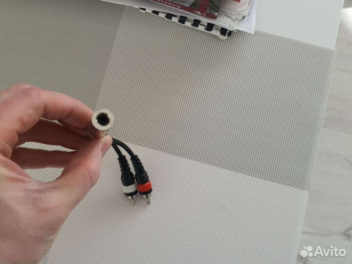 Кабель 2 RCA jack 6.3