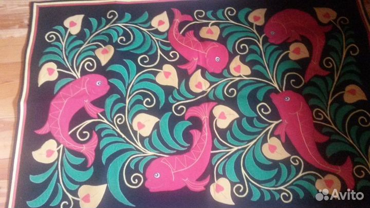 Ковёр-панно с аппликацией