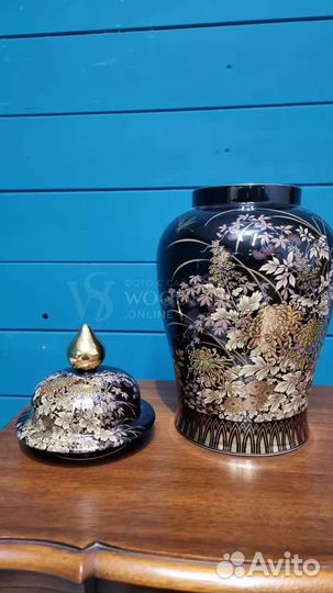 Ваза. Шинуазри. Антиквариат. Винтаж