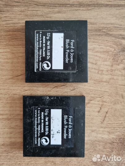 Make up for ever тени матовые 2 шт