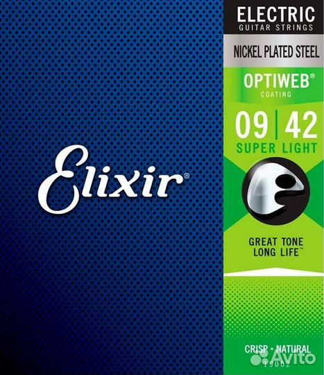 Струны для электрогитары Elixir