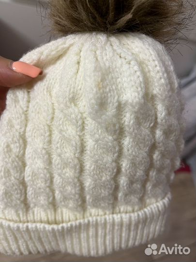 Комплект шапка, шарф на девочку