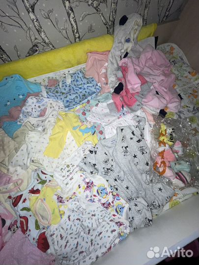 Вещи пакетом 62-74 размер на девочку