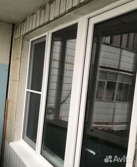 Остекление окон и балконов пвх