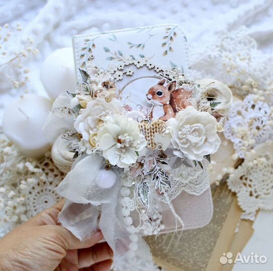 Детская тканевая открытка