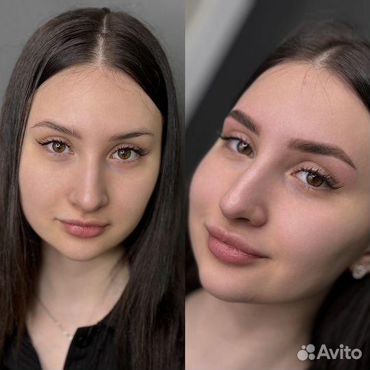 Окрашивание бровей, долговременная укладка бровей