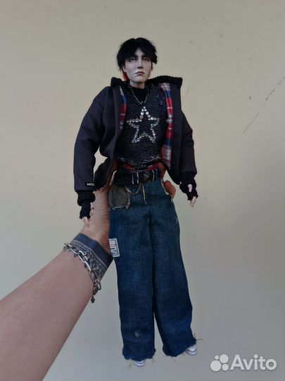 Будуарная кукла ручной работы парень