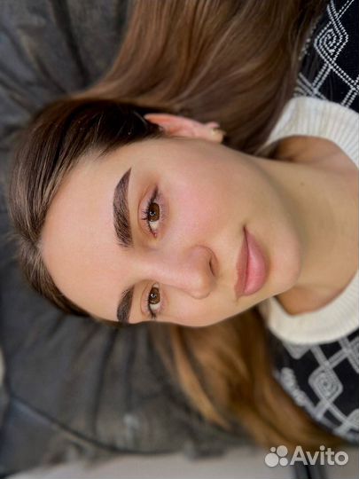 Перманентный макияж бровей губ и век татуаж